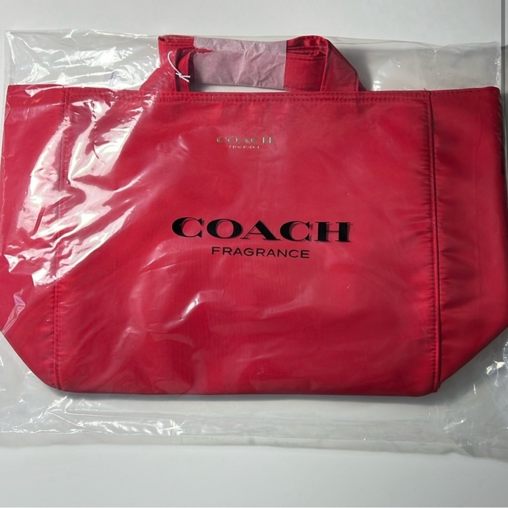 Coach | Red Coach Fragrance Tote